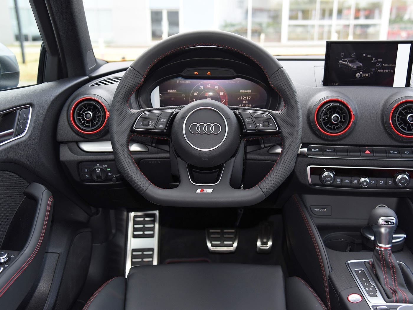 Audi S3 SQ2 S1 Flat Bottom S-Line Steering Wheel With Paddle Shifters Genuine