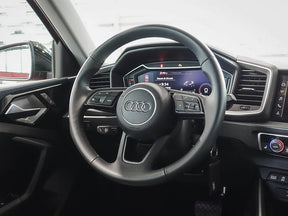 AUDI A1 GB A3 8V 8Y Q2 Q3 8U Round Leather Steering Wheel With Paddles Genuine