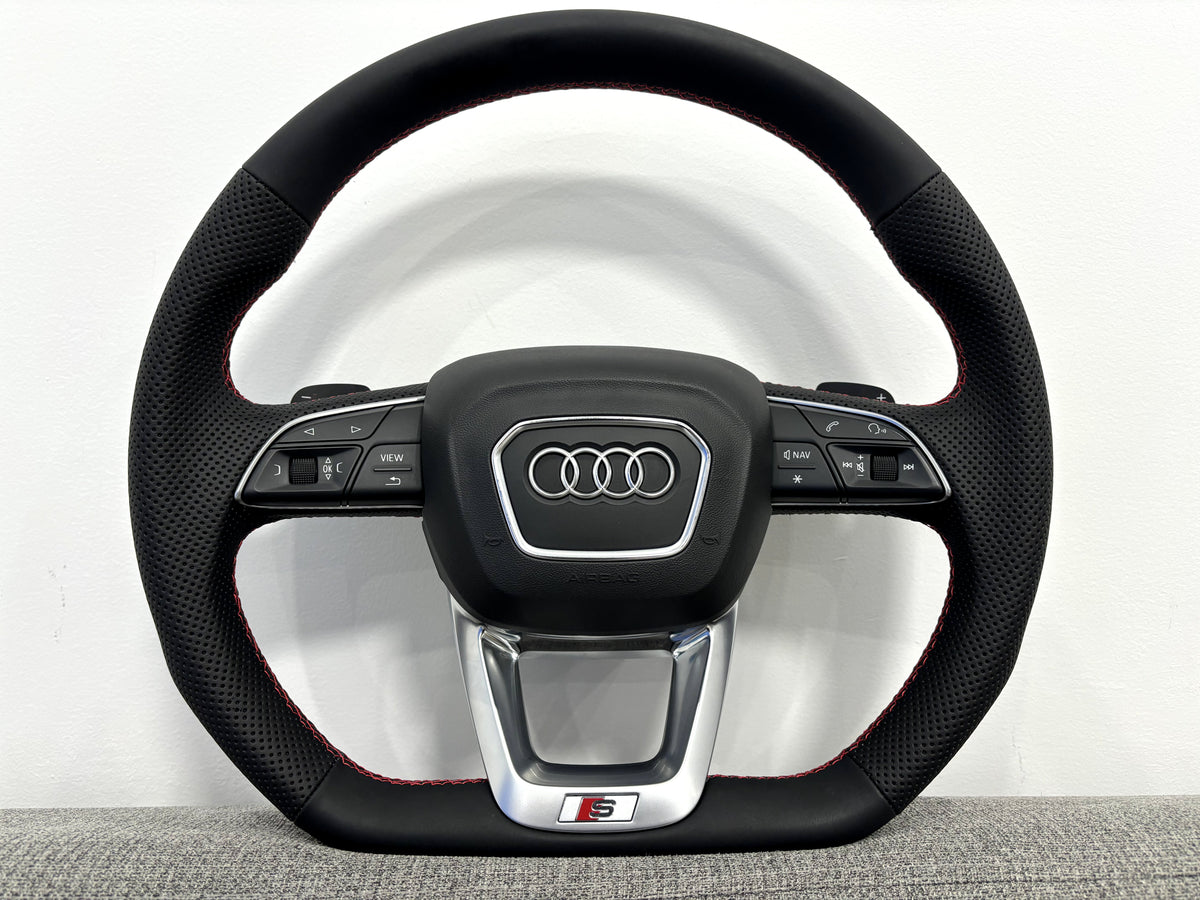 Audi Q3 SQ3 Flat Bottom Sport Multifunctional Steering Wheel With Paddles
