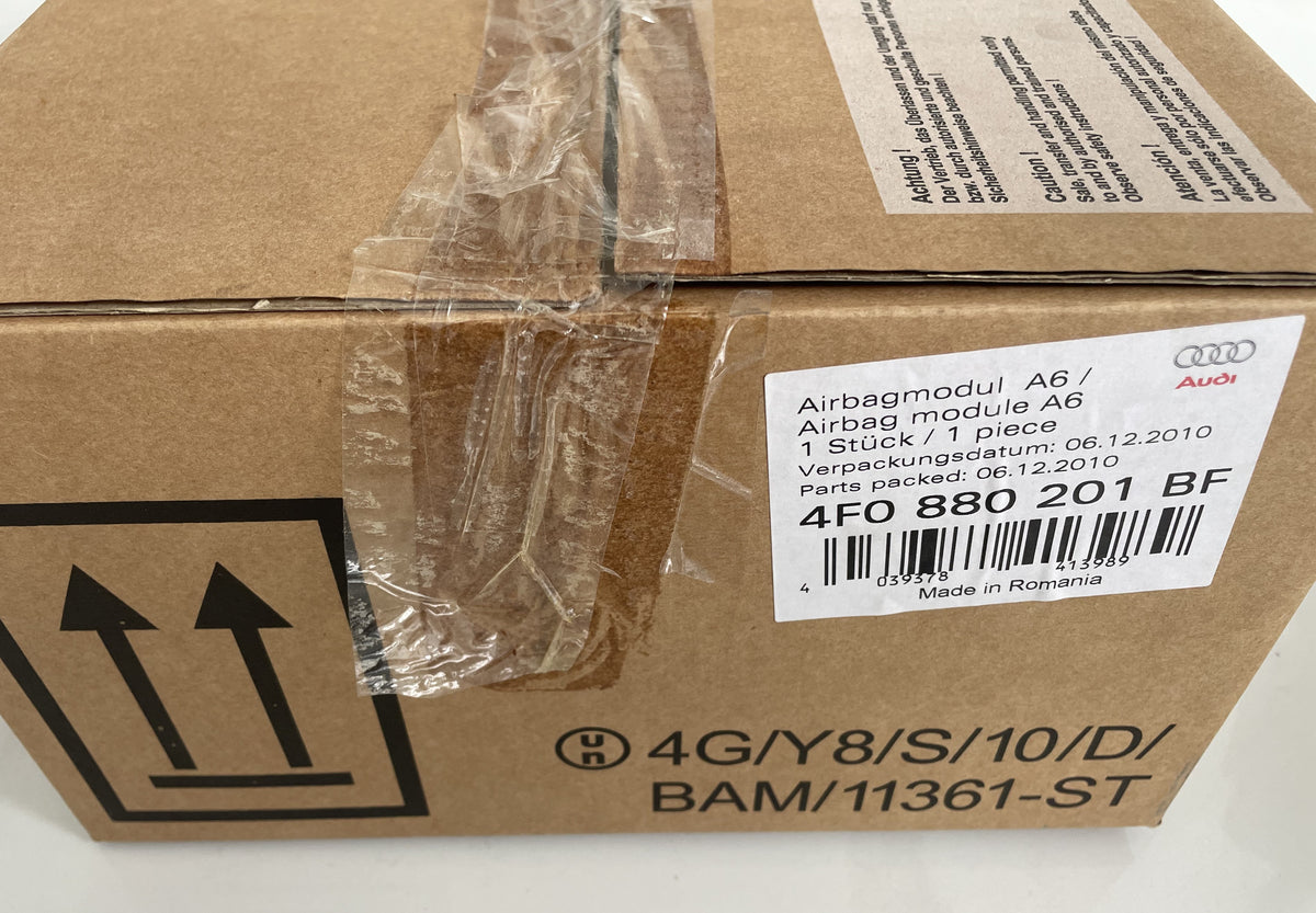 Audi TT RS MK2 R8 A3 A4 A5 A6 A8 Q5 Q7 Steering Wheel Airbag Brand New