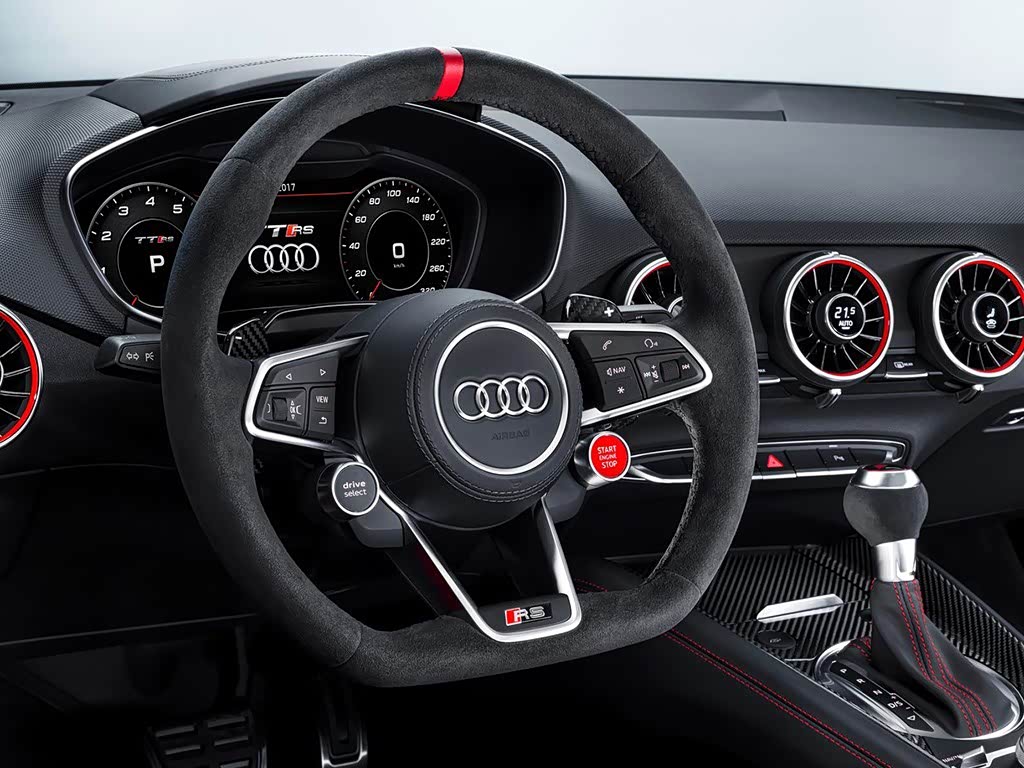 Audi TT RS TTS MK3 R8 Leather Steering Wheel Airbag 8S0880201T 1KT Genuine