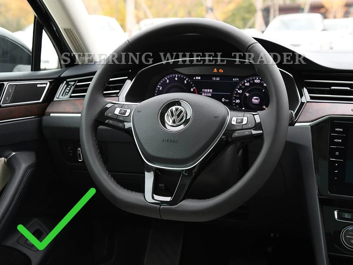 VW Tiguan MK2 GOLF MK7 TOURAN MK2 Steering Wheel With Paddle ACC MOD Flat Bottom