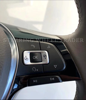 VW Caddy MK4 Steering Wheel Cruise Control CNL MODE Leather Flat Bottom